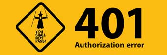 Как исправить несанкционированную ошибку 401