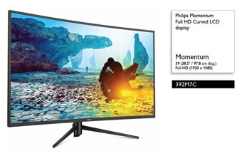Большой монитор Philips Momentum 392M7C