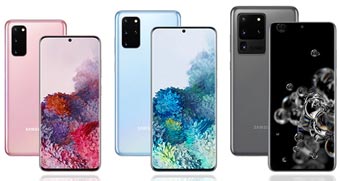 Samsung выпускает Galaxy S20, S20 + и S20 Ultra